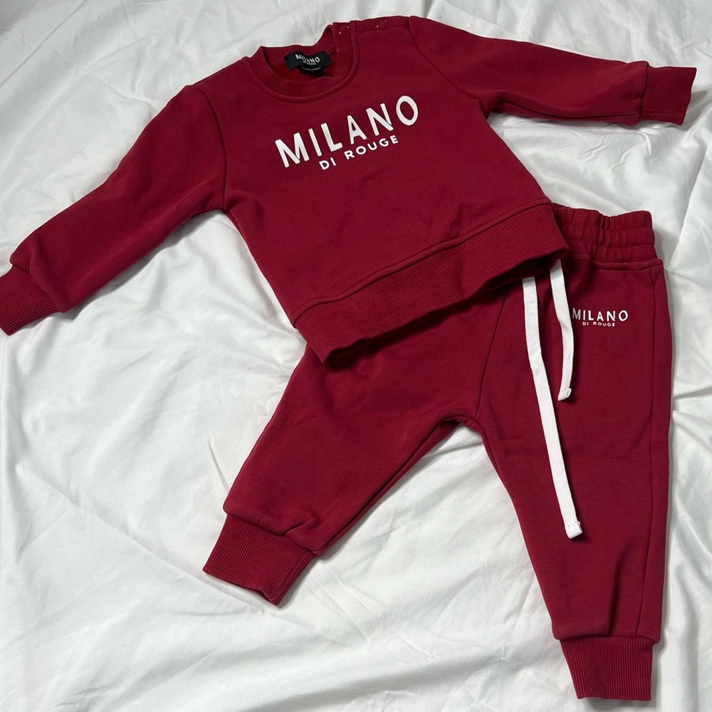 Milano Di Rouge Lux Baby Signature Sweatsuit